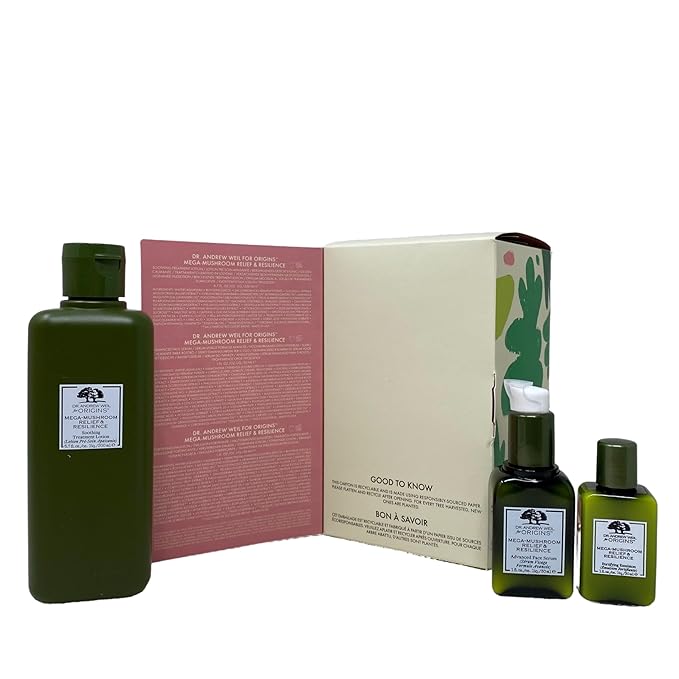 Origins Calm & Steady Mega-Mushroom Essentials To Soothe & Strengthen-Velvo Beauty