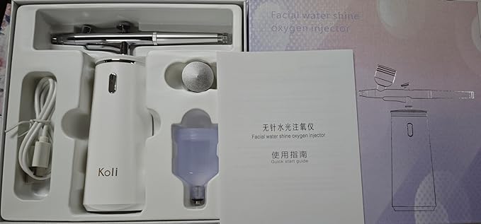Facial Mist Spray Machine – 0.3mm Oxygen Micro Mist for Toner & Serum Infusion | High-Pressure Hydration & Skin Cooling Steamer for Home & Salon Use – Koli Z2-Velvo Beauty