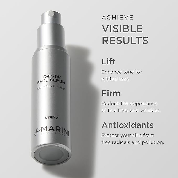 Jan Marini Skin Research C-ESTA Serum - Antioxidant-Rich Beauty Product for Dry, Oily & Normal/Combo Skin - Lifting & Firming Serum with Vitamin C - 1 fl oz-Velvo Beauty