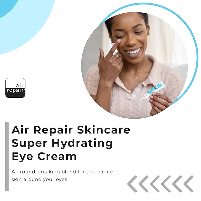 Eye Repair Cream for Men & Women - Air Repair Super Hydrating Eye Cream for Wrinkles Puffy Eyes & Dark Circles-Velvo Beauty