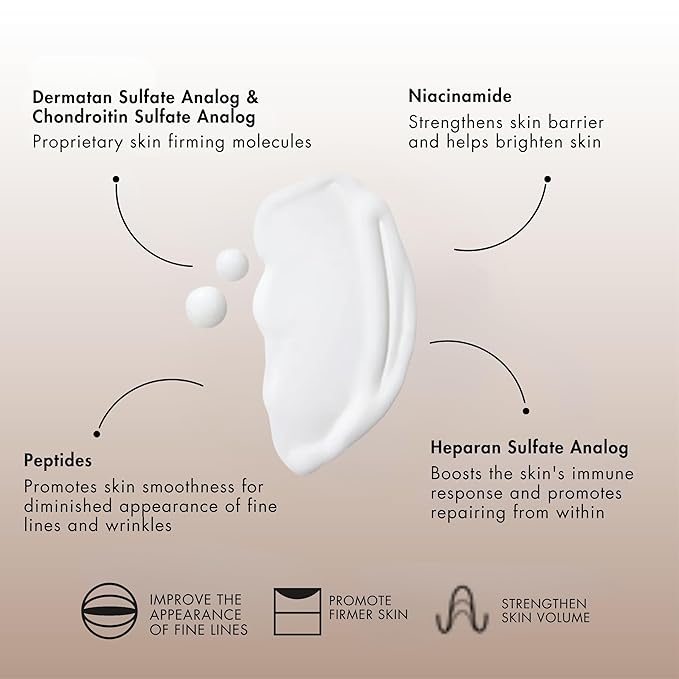 Senté HydraFirm Serum | Supports Collagen and Elastin Production | Restores Firmness and Volume | Formulated with Patented HSA and Peptides | 1 Fl Oz-Velvo Beauty