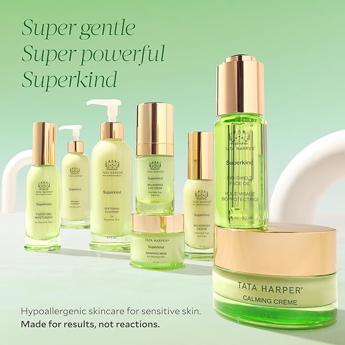 Tata Harper Superkind Radiance Mask, Gentle Glow Mask for Sensitive Skin, Skin Barrier Support, Hypoallergenic Skincare, Fragrance Free, Natural Skincare, Dermatologist Tested, Vegan, 30ml-Velvo Beauty