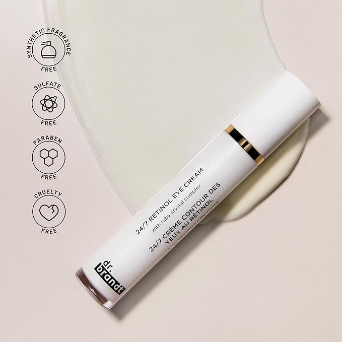 Dr. Brandt 24/7 Retinol Eye Cream - Brightens The Eye Contour, Smooths Fine Lines and Wrinkles - 0.5 oz / 15 g-Velvo Beauty