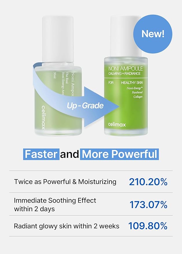 celimax Noni Energy Ampoule 30ml | with Noni Extract, Hydrating, Moisturizing & Soothing Serum for Dark Spots & Fine Lines, Anti Aging, Brightening For Face, Facial Astringent-Velvo Beauty