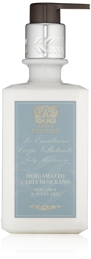 Antica Farmacista Body Moisturizer - Moisturizing Scented Lotion - Premium Body Moisturizer - Luxury Gift for Women & Men - Hand & Skin Hydration - Bergamot & Ocean Aria, 10 Fl Oz-Velvo Beauty