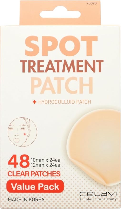 Celavi Acne Spot Treatment Hydrocolloid Patch (48 Count)-Velvo Beauty