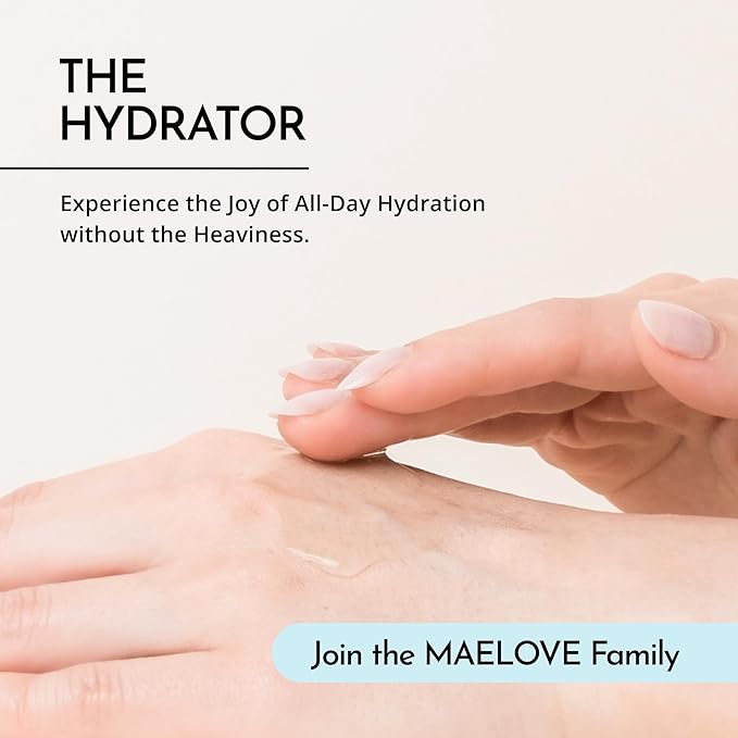 MAELOVE Hydrator Hyaluronic Acid B5 Serum with Resveratrol for Instantly Dewy Glow, Fills Fine Lines, Lightweight and Non Greasy, 1.0 fl oz-Velvo Beauty