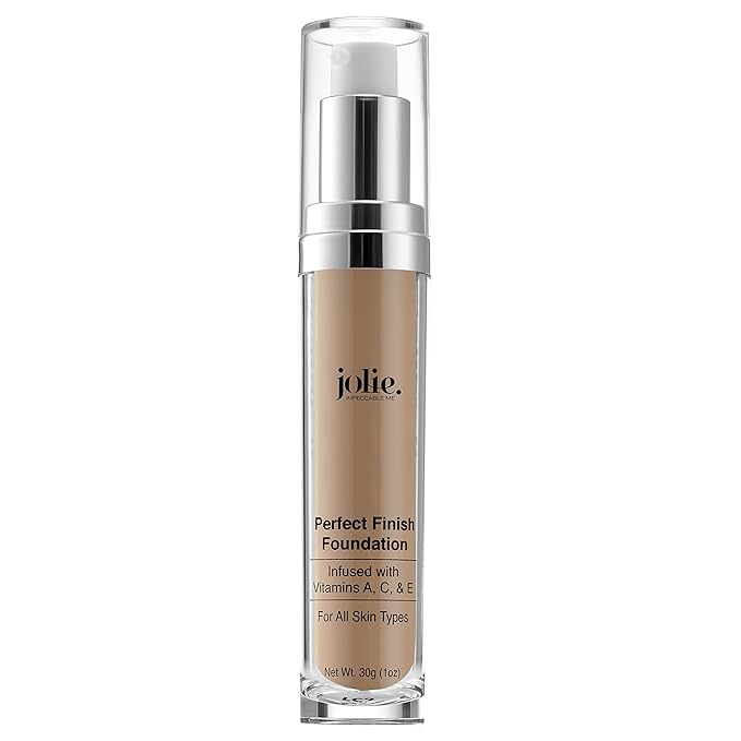 Jolie Perfect Finish Liquid Foundation Makeup SPF 15 Oil Free (MW2)-Velvo Beauty