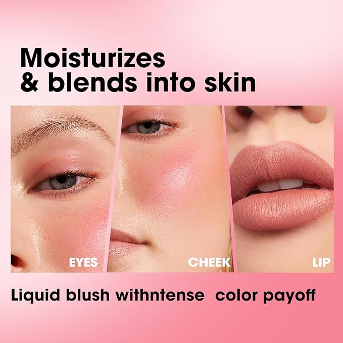 Jolilab Liquid Blush - High Pigment, Long - Lasting, Buildable Color for a Natural Glow(06#)