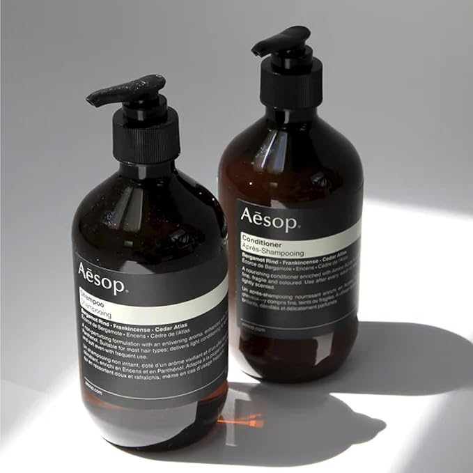 Aesop Shampoo & Conditioner Set | Hydrates, Softens, & Adds Shine | All Hair Types | 16.9 oz / 500mL-Velvo Beauty