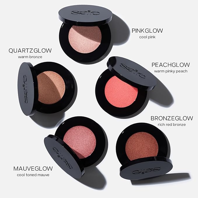 Saie Glow Sculpt Multi-Use Highlighter + Cream Blush - Lightweight with Hyaluronic Acid + Micropearl for Radiant, Glowing Skin - Bronzeglow (.02 oz)-Velvo Beauty