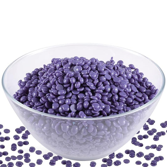 PURPLESKY 80oz Hard Wax Beads Bulk - Hair Removal Waxing for Body Face Back Underarm Leg - At Home Salon - SPA Choice - Quick Coarse Remove - Long Lasting-Velvo Beauty