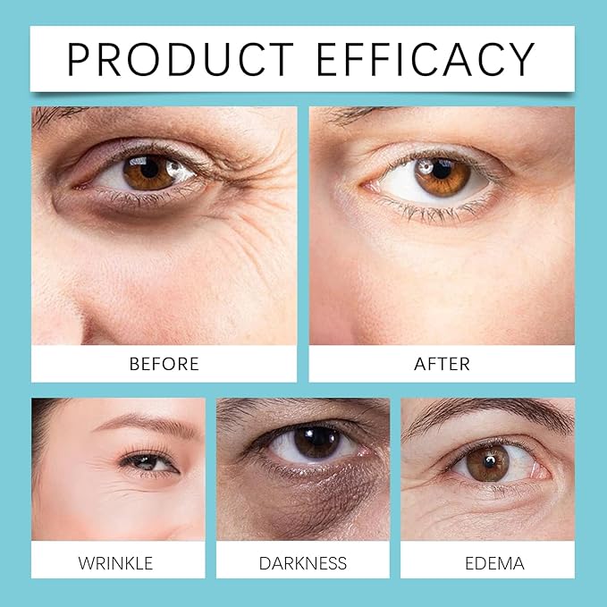 Instant Firm Eye Tightening Cream with Caffeine & Collagen & Vitamin E, Instant Firming Eye Cream, Eye Tightener Cream Travel Size 1 Fl Oz-Velvo Beauty