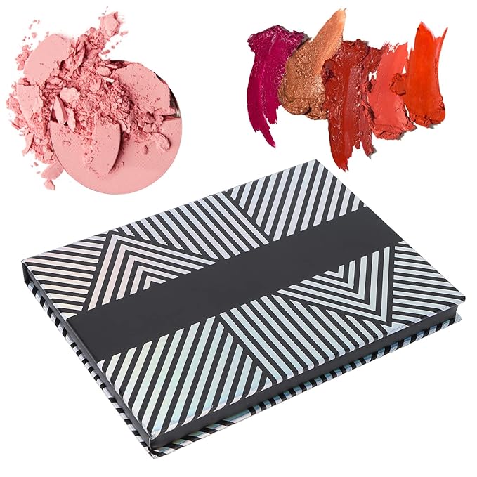 Empty Magnetic Eyeshadow, Makeup Palette Concealer Makeup Case with Mirror for Lipstick Blush Powder, Upgraded Shadow Palette Makeup Storage Extra Large Empty Pallete-Velvo Beauty