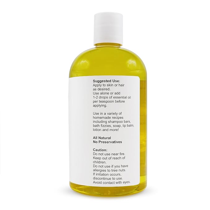 Soapeauty Golden Jojoba Oil | 100% Pure & Natural | Unrefined, Cold Pressed, Hexane Free | Moisturizing Oil for Skin, Face, Hair & Nails | 16 fl oz-Velvo Beauty