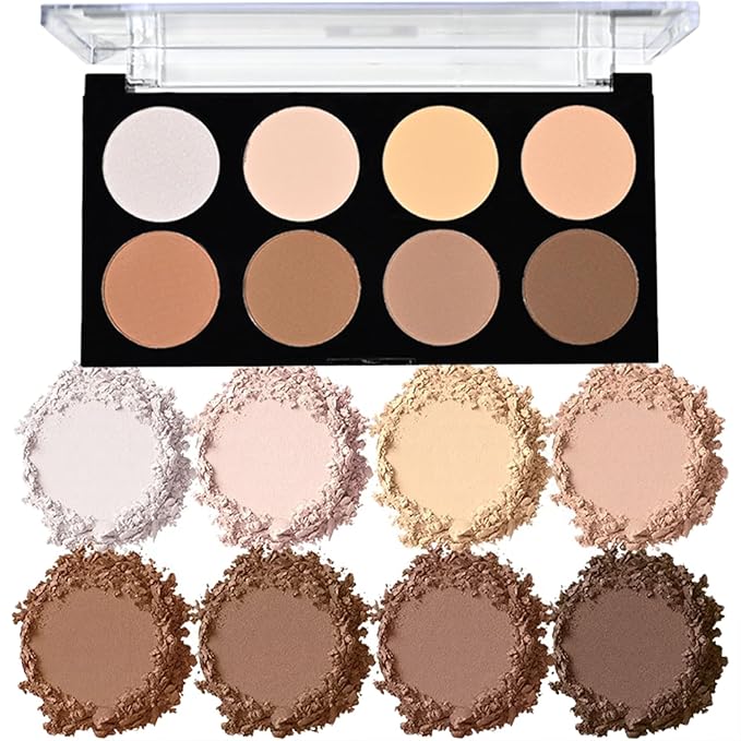 Makeup Highlight & Contour Pro Palette Lightweight Blendable Long Lasting Waterproof Non-Smudge Natural Makeup Contour-Velvo Beauty
