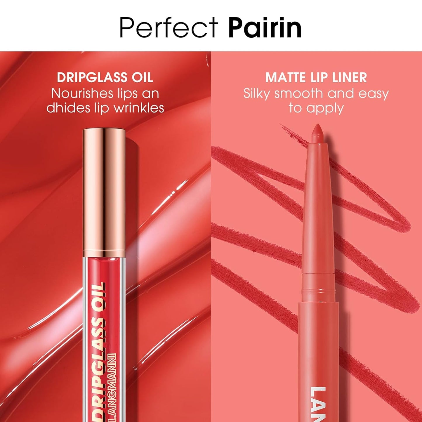 6pcs Hydrating Lip Oils + Lip Liner Pencil Lip Combo Sets, 24H Long-Lasting Lip Kit with Lip Liner and Gloss, Nourishing, Non-Sticky Tinted Stain Lip Gloss Plumping Lip Oil Set for Women(Set A)-Velvo Beauty