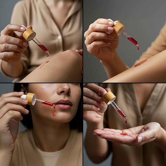 Silky Serum by Hadirose | Pure Red Saad Oil (Egyptian Cyperus Rotundus) Concentrated | Organic All Natural Hair Removal Serum | Scented (Rose, Jasmine & Lavender) | Made in the USA.-Velvo Beauty