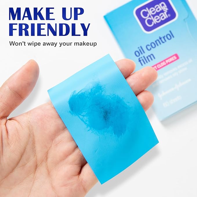 Oil Blotting Sheets From China Replacment for Clean&Clear Oil Absorbing Sheets,2 Pack(total 120sheets) Oil Control Film for Face,High-performance Handy Face Blotting Paper for Oily Skin-Velvo Beauty