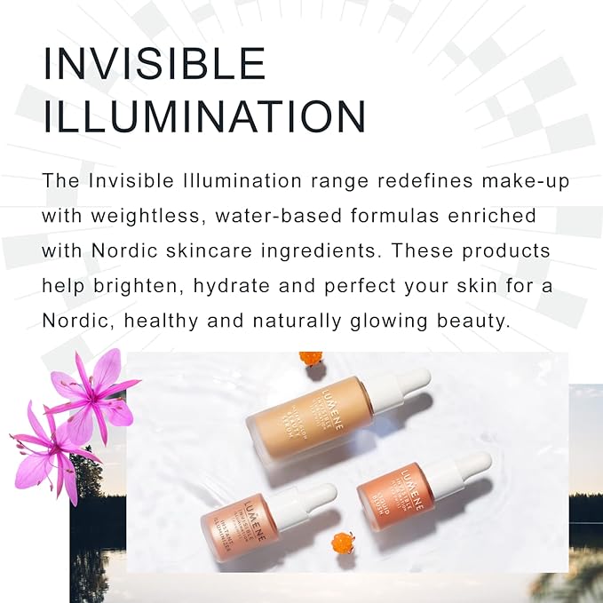 Lumene Invisible Illumination Liquid Blush Bright Bloom - Dewy Makeup Cheek Tint with Luminizing Pigments for Hydrated Glowing Skin - Weightless Liquid Blush for Cheeks (0.5 Fl Oz)-Velvo Beauty