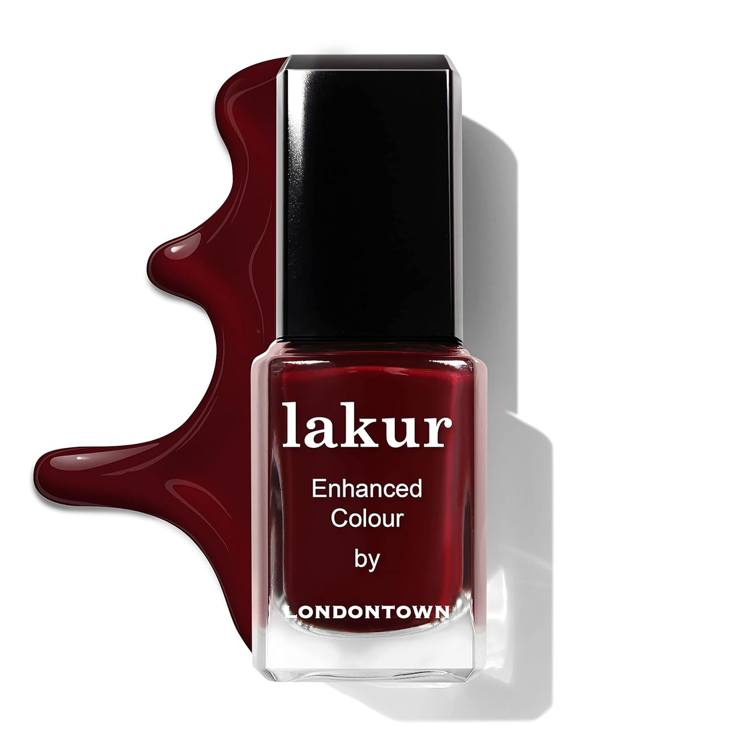 LONDONTOWN Lakur Nail Polish Lady Luck Dark Red-Velvo Beauty