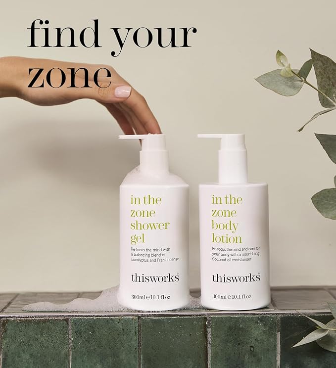 THISWORKS In The Zone Body Lotion, Natural Therapeutic Lotion, 300ml, 10.1 fl. oz-Velvo Beauty