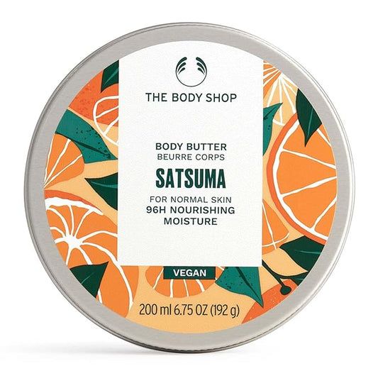 The Body Shop Satsuma Body Butter – Nourishing & Moisturizing Skincare for Normal Skin – Vegan – 6.75 oz-Velvo Beauty