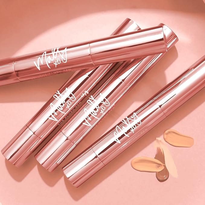 Mally Beauty - The Plush Pen Brightening Concealer Stick - Beige - Hydrating Turmeric, Vitamin E, and Hyaluronic Acid Infused Formula - Medium Buildable Coverage with a Natural, Smooth Finish-Velvo Beauty