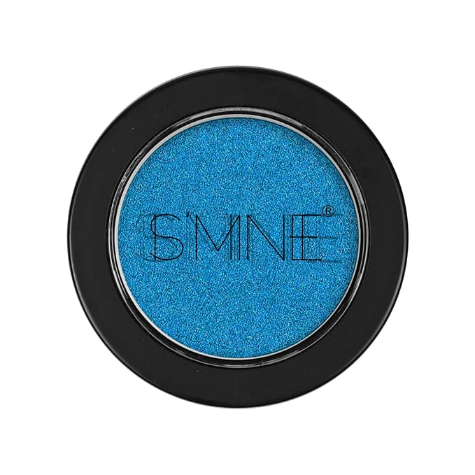 IS'MINE Single Blue Shimmer Eyeshadow Powder Palette High Pigment, Longwear, Intense Color Best Blue Eyeshadow-Velvo Beauty