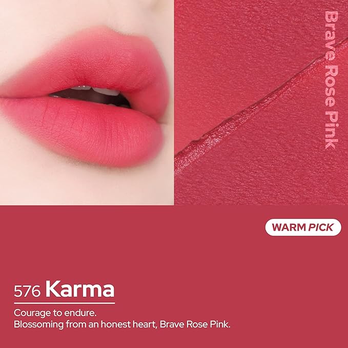Unseen Blur Lip Tint Long-Lasting Stain, Blendable 3.2g (Karma, 3.2)-Velvo Beauty