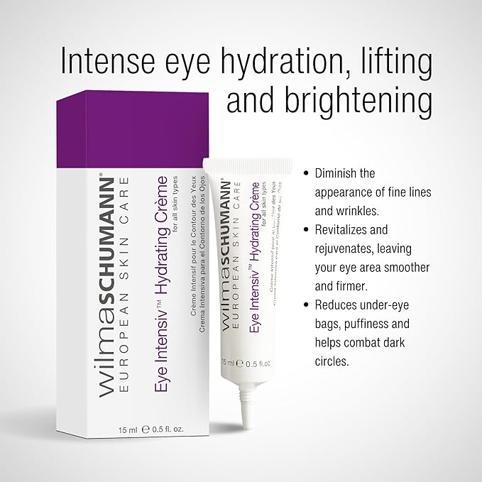 Eye Intensiv Hydrating Crème - Hydrating Face Moisturizer to Reduce Fine Lines and Wrinkles - Eye Cream, 0.5OZ/15ML - Luxury Skin Care-Velvo Beauty