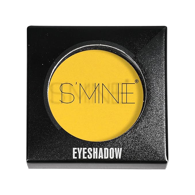 IS'MINE Single Eyeshadow Powder Palette High Pigmented Vegan Yellow Matte Eye shadow Makeup Singles (#11)-Velvo Beauty