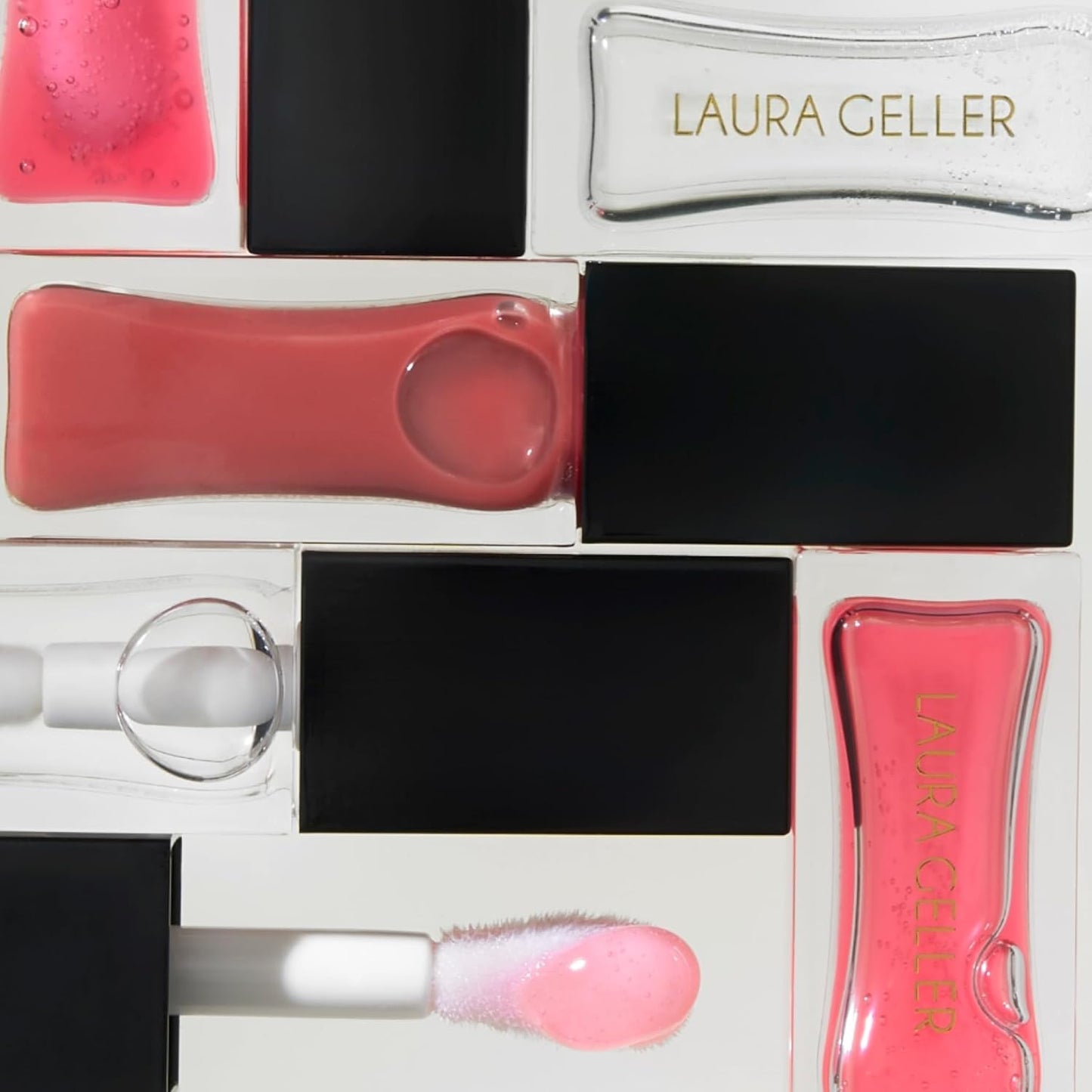 LAURA GELLER NEW YORK Fine Shine Glossy Lip Oil, Mauve Along - Hydrating Squalane - Fine Shimmer Lip Gloss-Velvo Beauty