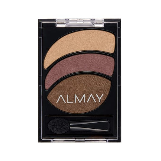 Almay Shadow Trio Palette, Longlasting Smoky Eyeshadow Makeup, Three Shades, Hypoallergenic, 020 Smoldering Embers, 0.19 oz-Velvo Beauty