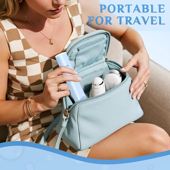 2025 New 2-in-1 Electric Bikini Trimmer for Women - Dual Head Electric Razor,Waterproof Painless Bikini Shaver, Pubic Hair Trimmer for Private Area & Body Hair, Blue-Velvo Beauty