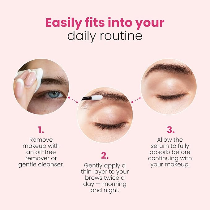 Eyebrow Growth Serum | Natural Thickening & Strengthening Formula | Biotin, Peptides, and Botanical Extracts | Vegan, Gentle, Non-Irritating-Velvo Beauty