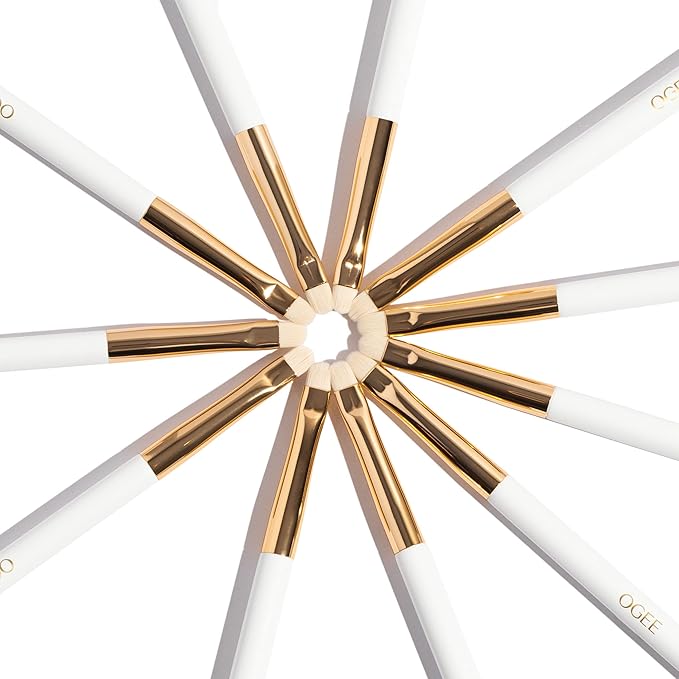 Ogee Precision Brush - Professional Quality, Ultra-Soft Tapered Vegan Bristles for Flawless Makeup Application-Velvo Beauty