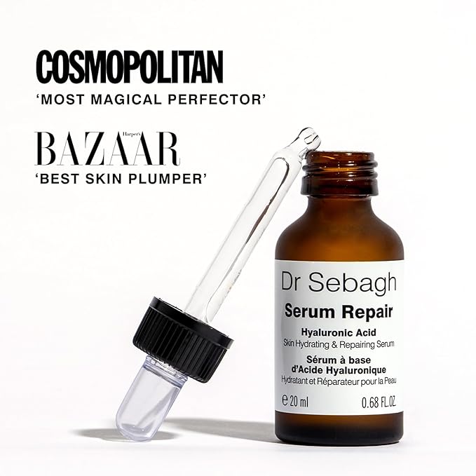 Serum Repair (0.68 fl oz) | Award-Winning Hyaluronic Acid Facial Hydrator | Anti Aging & Wrinkle | Skin Moisturising & Repairing Formula | Collagen Boosting Youthful Glow For Women & Men-Velvo Beauty