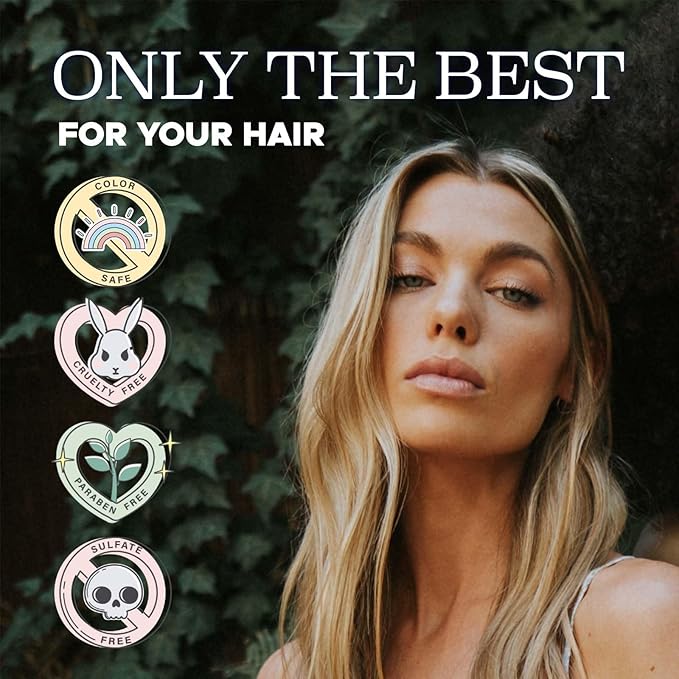 Luseta Rosemary Mint Strengthening Shampoo and Conditioner Provide Nourishment & Smoothness for Thin Hair,Reduce Frizz and Add Shine for All Hair Types 16.9oz×2-Velvo Beauty