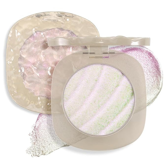 Boobeen Highlighter Makeup Palette, Long Lasting Glow Shimmer Illuminator Contour Powder for Face Radiant Glow-Velvo Beauty