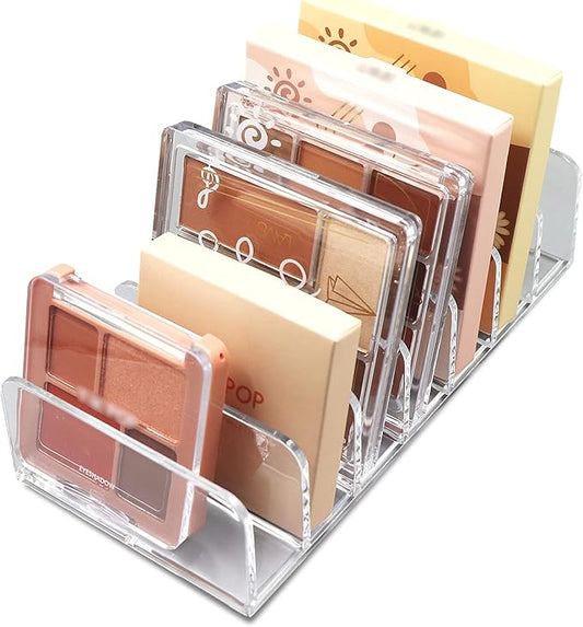 Makeup Organizer, Compact Makeup Palette Organize, for Bathroom Countertops, Vanities, Cabinets, Sleek Modern Cosmetics Storage Solution for - Eyeshadow Palettes, Contour Kits, Blush-Velvo Beauty