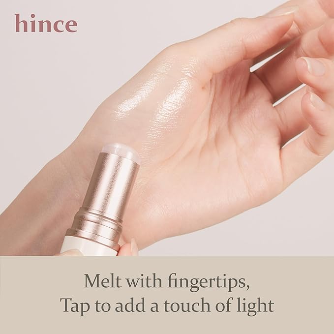 hince True Dimension Radiance Balm 10g - Natural Shimmer Glow Face Highlighter Stick Glow Balm Korean Blush Transparent Color Skin Tone Slim Fitting Texture, Multi Makeup Stick (1, DAWN RAY, TP002)-Velvo Beauty