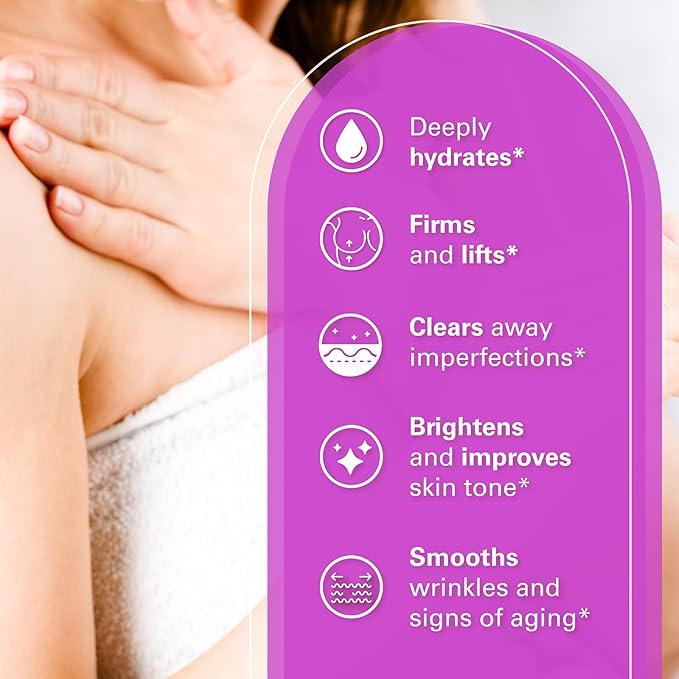 Moisturizing Breast Enhancement Cream for Women - Breast Firming and Lifting Cream with Collagen and Ceramides - Clarifying Neck and Breast Enhancer Cream for Wrinkles and Dry Skin-Velvo Beauty