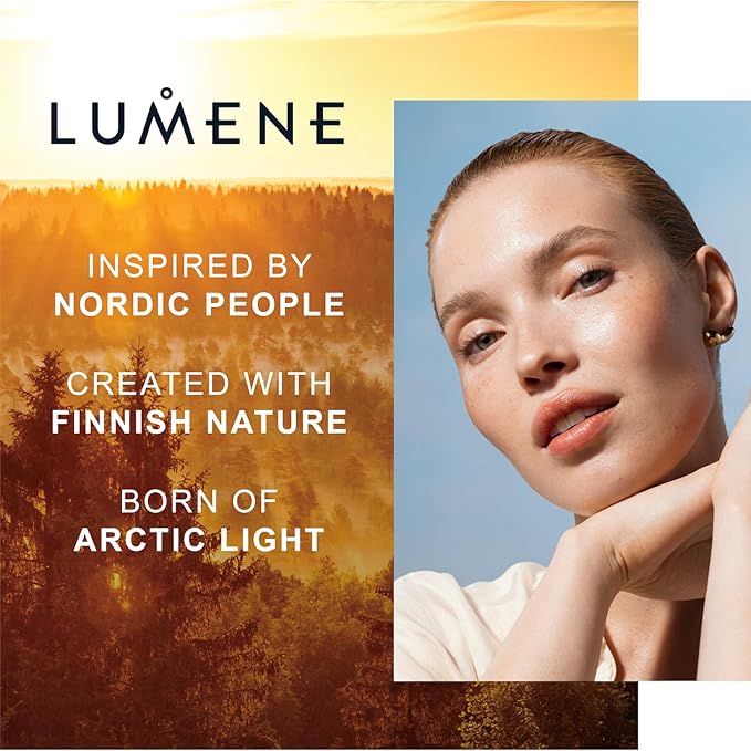 Lumene Invisible Illumination Instant Beauty Glow Serum - Sheer-Coverage Face Makeup + Brightening Serum - Infused with Nordic Algae and Vitamin E for Instant Radiance - Universal Medium (30ml)-Velvo Beauty