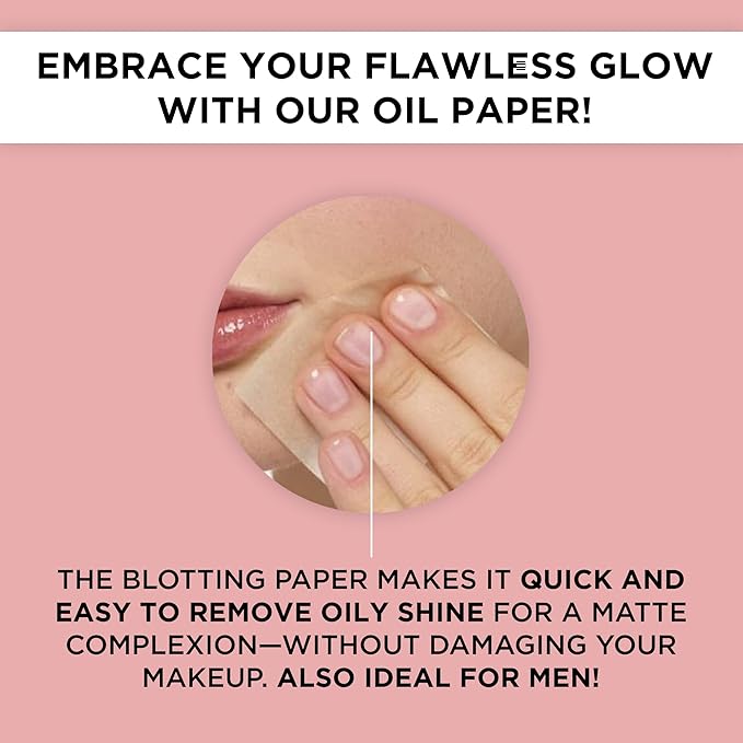 ARTDECO Oil Control Paper - Oil-Absorbing Blotting Paper - Gives Your Complexion a Matte Finish - Refill Pack with 100 Sheets - For Makeup - For Oily Skin - Easy Take Out Design - Face Wash - 100pcs-Velvo Beauty