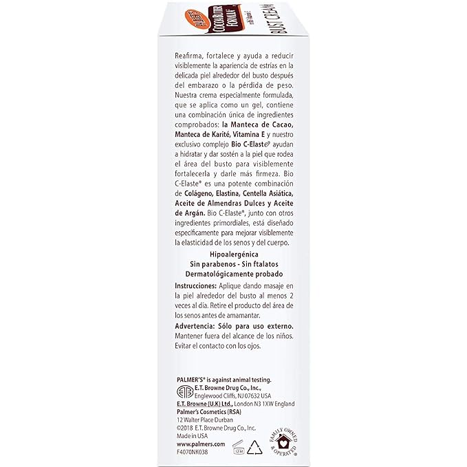 Palmer's Cocoa Butter Formula Bust Cream 4.40 oz (Pack of 6)-Velvo Beauty