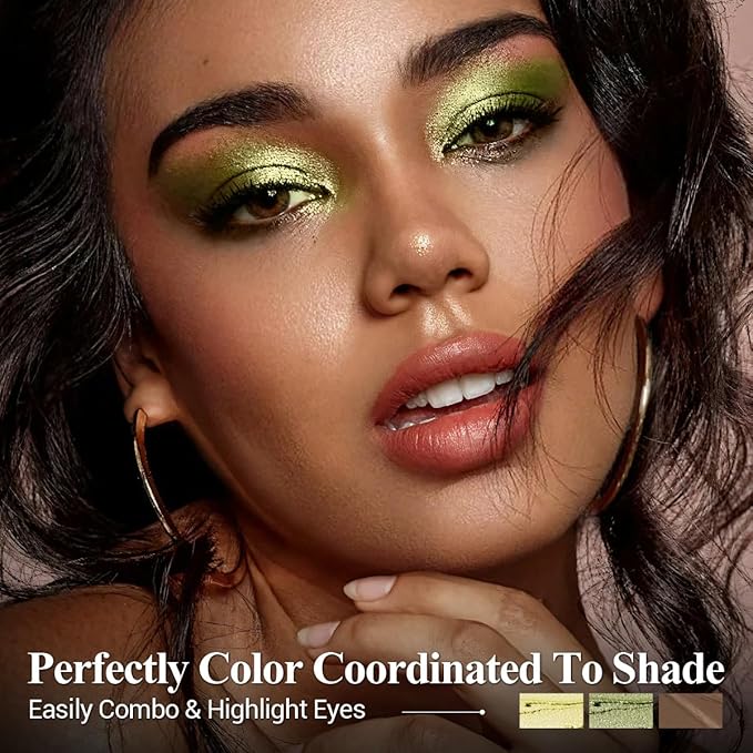 Neutral Eyeshadow Stick Makeup Set, Metallic Shimmer Matte Cream Eye Shadow Eyeliner Brightener Pencil Crayon - Classic 6PCS A007-Velvo Beauty