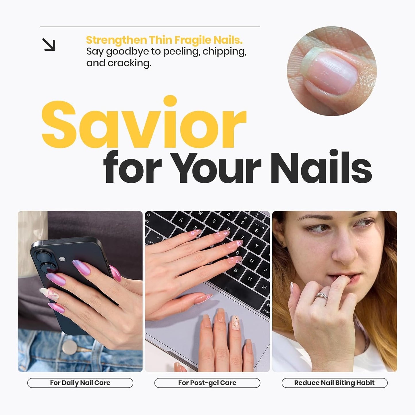 Beetles Top Coat Nail Polish, 15ml Clear Nail Polish Quick Dry, High Gloss Shine Finish and Long Lasting Nail Protector Nail Art Design Diy Gifts for Women-Velvo Beauty