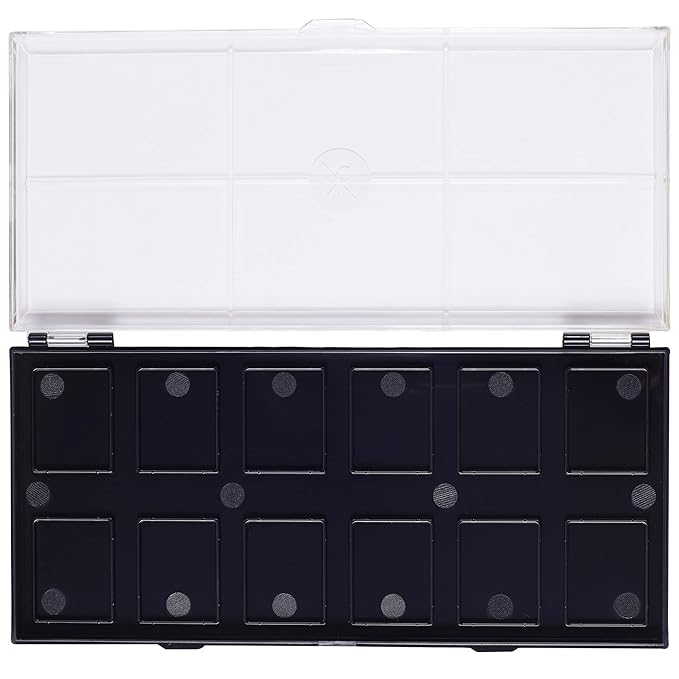 12 Color Empty Alcohol Activated Palette for Refills and Custom Palette Creation-Velvo Beauty