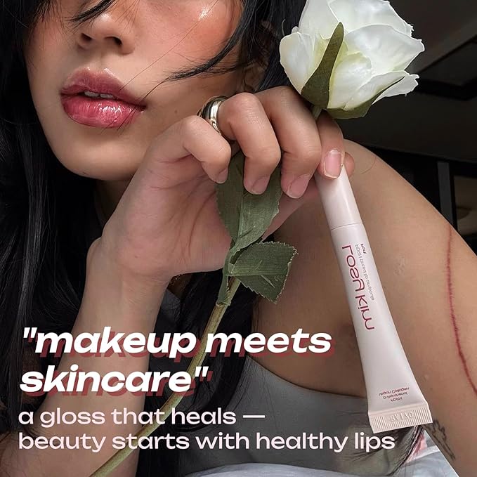 PDRN Tinted Lip Serum – High Gloss Ultra Hydrating Natural Glow, Non-Sticky Volumizing Color Glaze with Long-Lasting Shine, Nourishing Moisturizing Repair for Chapped Lips (0.34 oz)-Velvo Beauty